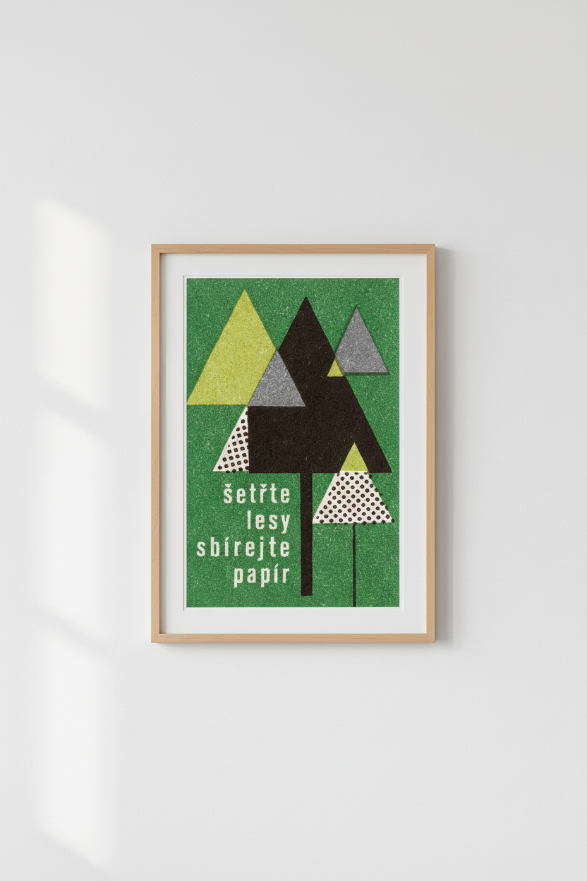 Šetřte Lesy Print Mockup